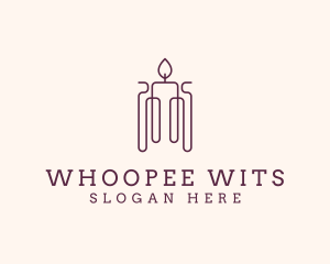 Minimal Candle Wax logo design