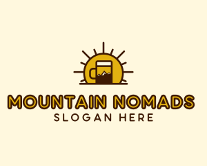 Sunrise Mountain Beer  logo design