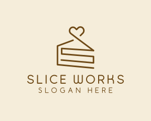 Chocolate Cake Pastry logo design