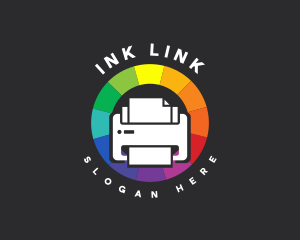 Printer Printing Copier logo design