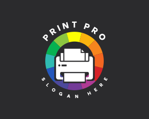 Printer Printing Copier logo design