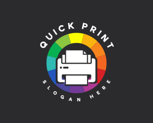 Printer Printing Copier logo design