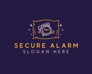 Alarm Clock Pillow logo design