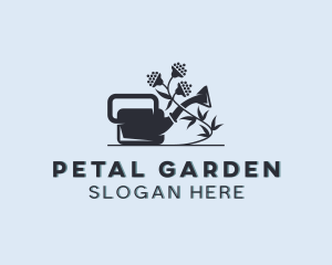 Flower Watering Pot logo design