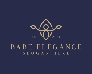 Elegant Yoga Wellness logo design