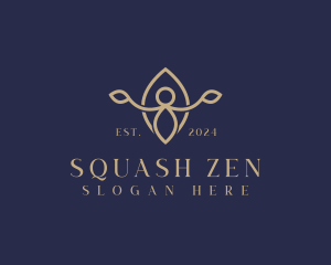 Elegant Yoga Wellness logo design