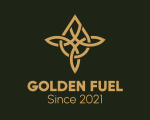 Golden Luxury Oil logo design