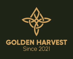 Golden Luxury Oil logo design