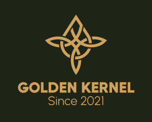 Golden Luxury Oil logo design