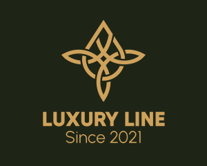 Golden Luxury Oil logo design