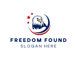 American Bald Eagle Bird logo