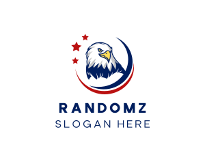 American Bald Eagle Bird logo