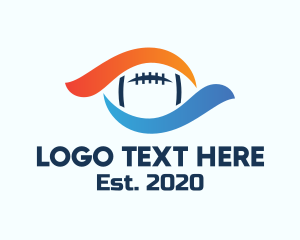 League - American Football League logo design