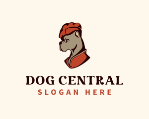 Stylish Bulldog Pet logo design