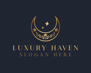 Luxury Moon Jewelry Boutique logo design