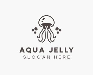 Sea Wild Jellyfish logo design