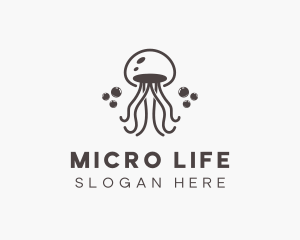 Sea Wild Jellyfish logo design