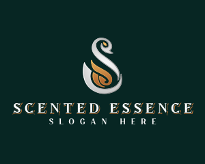 Elegant Swan Letter S logo design