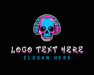 Skull Radio DJ logo