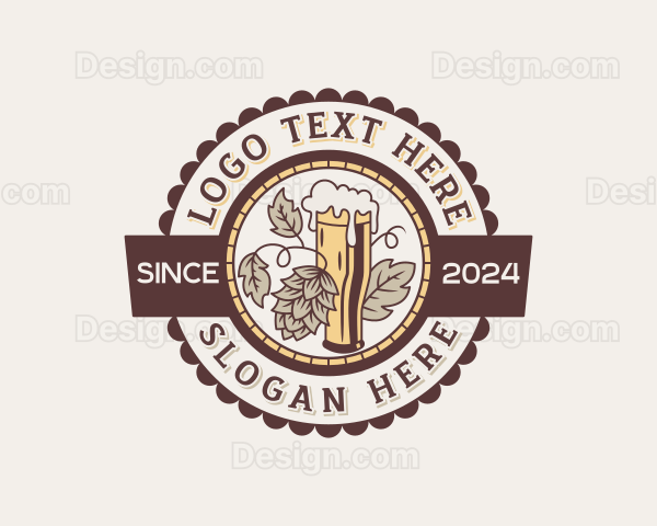 Brewery Beer Bar Logo