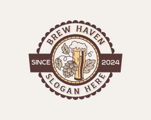 Brewery Beer Bar logo design