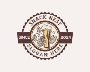 Brewery Beer Bar logo design