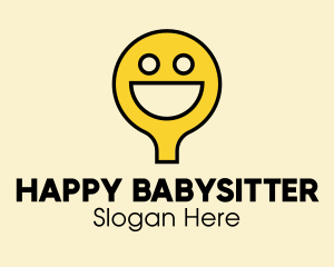 Happy Face Paddle  logo design