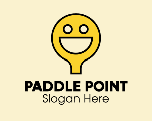 Happy Face Paddle  logo design