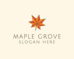 Maple Autumn Season logo design