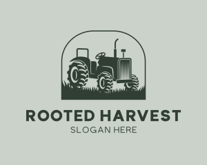 Vintage Farm Tractor logo