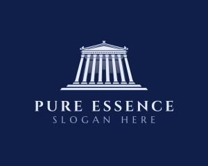 Roman Temple Architecture logo design