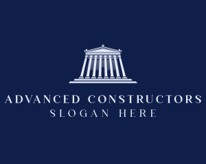 Roman Temple Architecture logo design