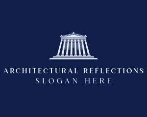 Roman Temple Architecture logo design