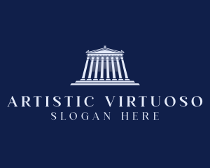 Roman Temple Architecture logo design