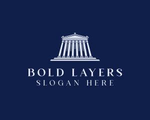 Roman Temple Architecture logo design