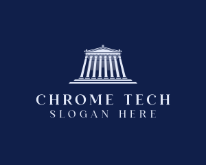 Roman Temple Architecture logo design