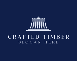 Roman Temple Architecture logo design