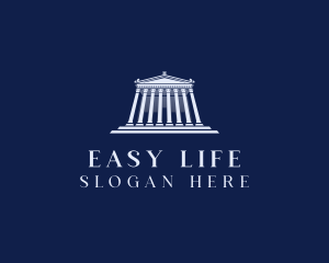 Roman Temple Architecture logo design