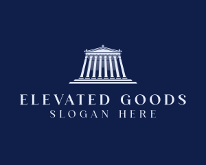 Roman Temple Architecture logo design