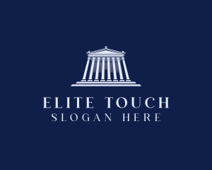 Roman Temple Architecture logo design