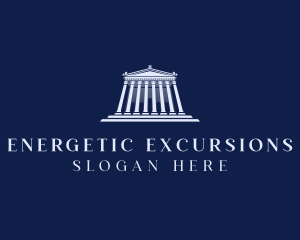 Roman Temple Architecture logo design