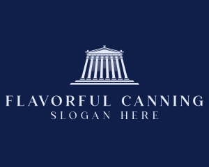 Roman Temple Architecture logo design