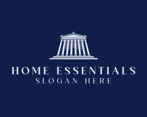 Roman Temple Architecture logo design