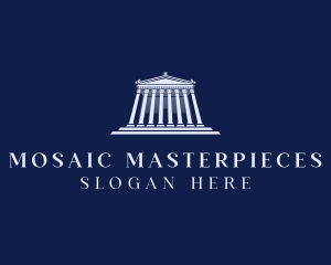 Roman Temple Architecture logo design