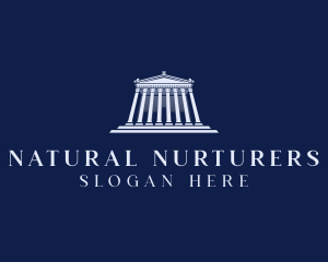 Roman Temple Architecture logo design