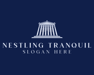 Roman Temple Architecture logo design