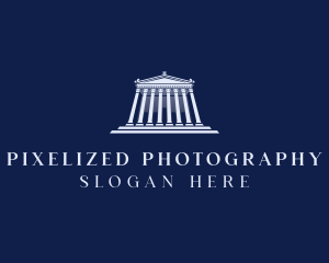 Roman Temple Architecture logo design