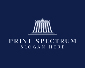 Roman Temple Architecture logo design