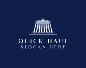 Roman Temple Architecture logo design