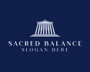 Roman Temple Architecture logo design